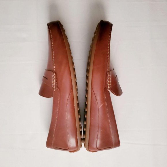 Florsheim Kids Boys Oval Penny Driver Shoes, Cognac Smooth main image 13